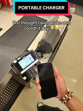 Phone dying at the worst times 😭 #charger #lowbattery #portablecharger #tiktokshop #powerbankcharger 