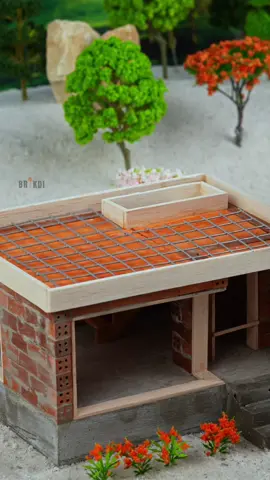 Impossible! Watch how I Transformed tiny bricks into my dream house 🏡 #DIY #miniature #minihouse #brikdi #asrm 