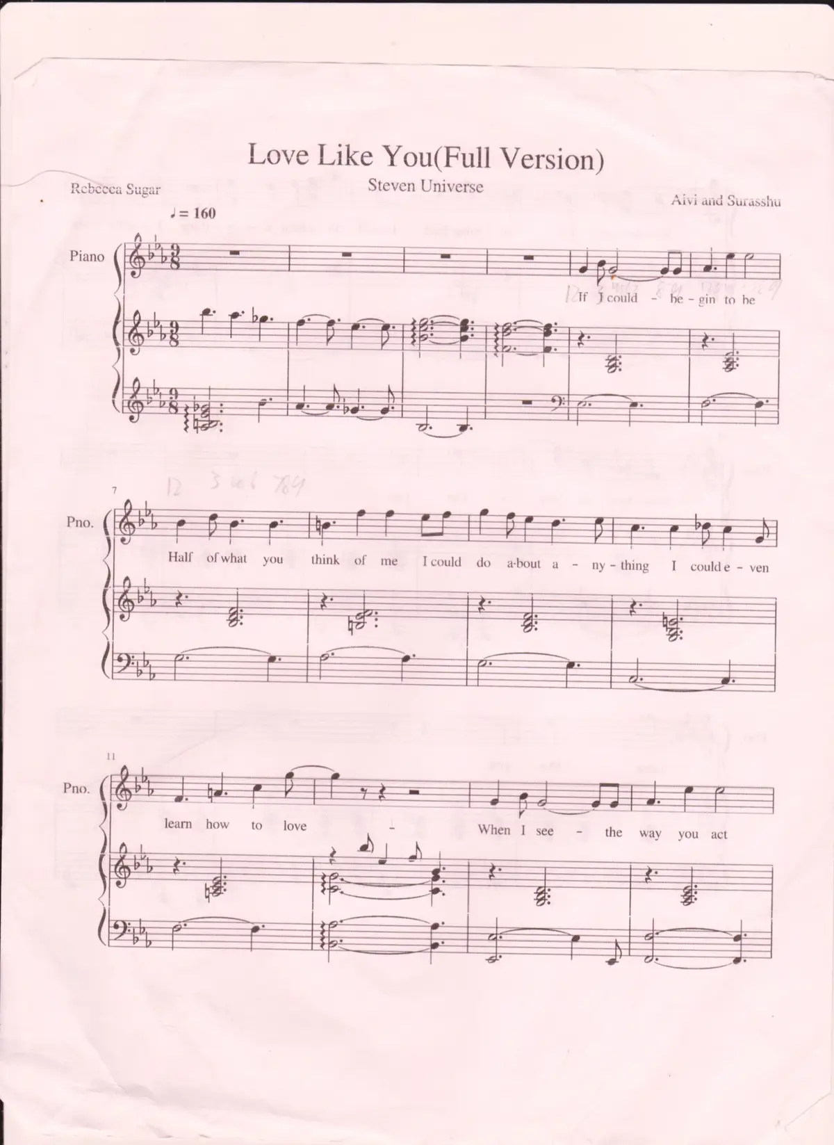 Hey everyone! こんにちは皆さん! Anyeong modu! I will be honest that I don’t remember where I got this sheet music, but shoutout to @🩻☾☥G⃞igi MD♪𖤐🩻 for the music suggestion! I apologize that it took me a long time. Long story short, I realize the hard way that I need to move out because my autism is too scary for my parents to handle (more on that later) and that companies in general don’t like me wanting a work-life balance despite the fact that I’m considered one of their best workers (again, more on that later). Nevertheless, here’s the sheet music! Hope everyone finds it helpful! Keep your suggestions coming!  #music #stevenuniverse #lovelikeyou #lovelikeyoustevenuniverse #stevenuniversesheetmusic #sheetmusic #pianosheetmusic #cartoonnetwork #fyp #cartoonmusic #cartoonsheetmuisc #rebeccasugar 