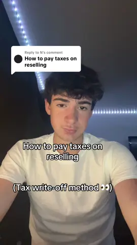 Replying to @N how to file your taxes on reselling #fyp #onlinemoney #depopseller #resellertips 