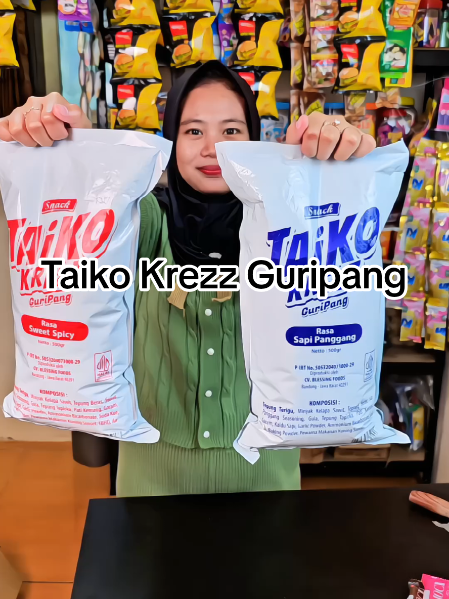Membalas @rissaaaa_koriii Taiko Krezz Guripang Snack cemilan yang cocok untuk ide jualan atau stok dirumah  #taiko #taikojapan #taikokrezz #taikokrezzenak #guripang 