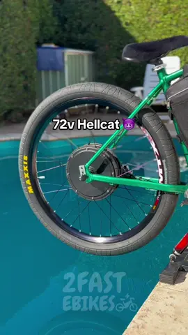 Hellcat 😈 Website link in bio. #2fastebikes #conversionkit #72v #3kw