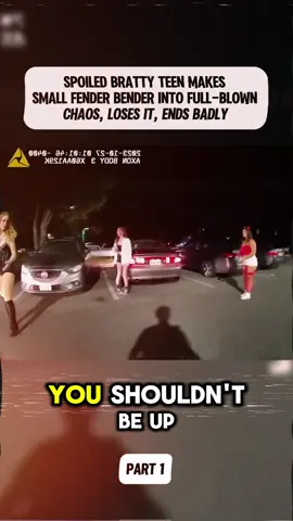 Spoiled Bratty Teen Makes Small Fender Bender into Full-Blown Chaos, Loses It, Ends Badly