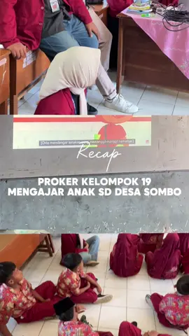 KKN Kelompok 19 Desa Sombo melaksanakan program kerja mengajar anak SD sebagai wujud kontribusi nyata dalam mendukung peningkatan kualitas pendidikan di desa. #fyp #kknumpo #kkn2025 #kkn #kkncore 