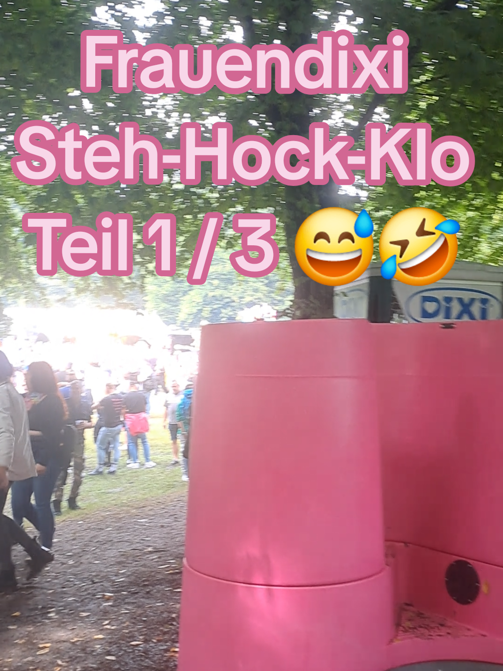 #DortmundOle #Frauendixi #pink #Frauen #Stehklo #ekelig #haha #lustig #020825 #Wischlingen 