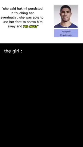 Objection she's not faster than hakimi 😭🙏 #fyp #foryou #viral #blowup #goviral @Alien 