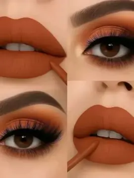 eyes Shadow lipstick combination Orenge Color #lightmackup #foryoupage❤️❤️ #viralvideo #mackupartist #100kviews #fyppppppppppppppppppppppp 