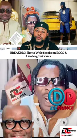 BREAKING!! Shatta Wale Speaks on EOCO & Lamborghini Yawa Shatta explains why he gave out his car#shattawale #wale #doncassidystudios #viralvideos ##ghanafuodotcom 