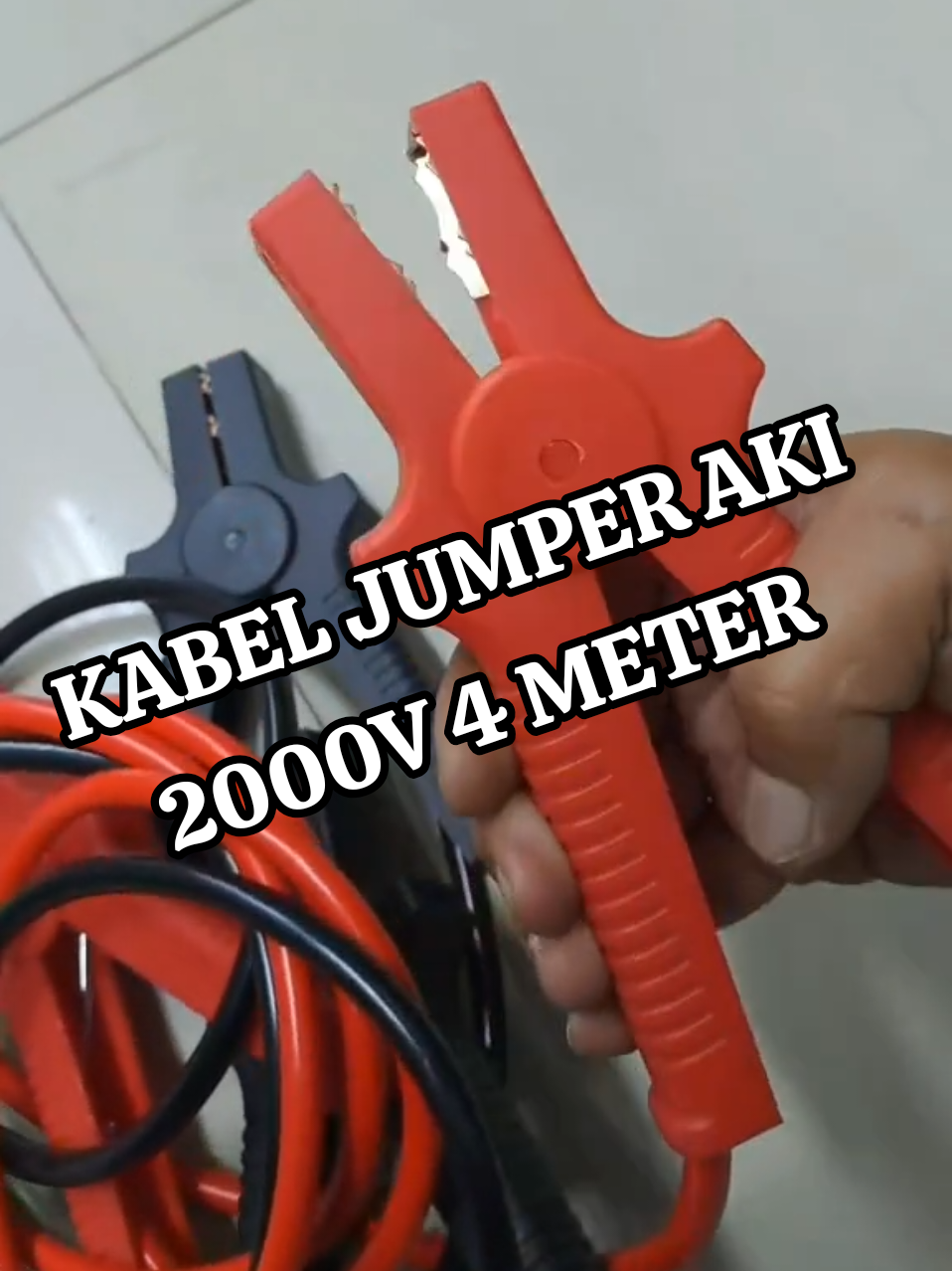 BISA COD KABEL JUMPER AKI 2000V 4METER  TERBUAT DARI BAHAN TEMBAGA ASLI TIDAK MUDAH PANAS CAPIT BESAR PROMO #WIBGAJIAN #SATUKONTENTIAPHARI #jumperaki #jumperakimobil 