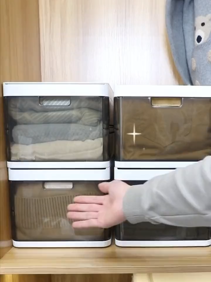 衣服裤子堆柜子里，不但容易乱还占空间，可以试试这款 #收纳整理 #收纳盒