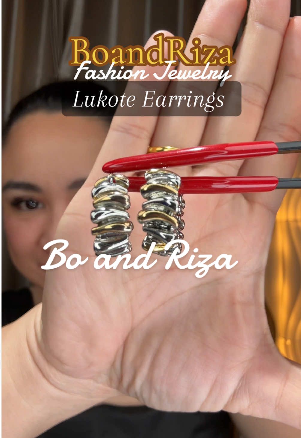 add to cart mo na ang Lukote! #boandrizajewelry #boandriza #everypinaydeservesthis #filipinadailybasics #14krealgoldplated #lukoteearrings 