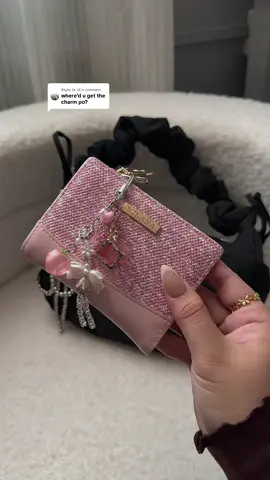 Replying to @🍥 ahh! It's so pretty bagay ang mga chains 🎀💗 Nasa Basket mga link ng chains. #mikana #mikanawallets #keychains #pinkkeychain 