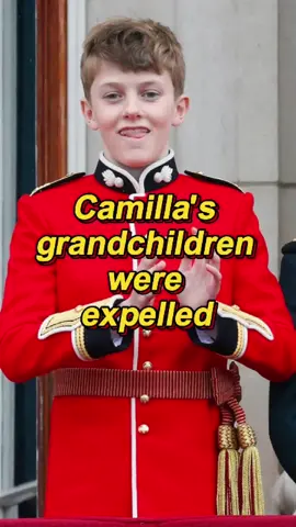 Camilla’s grandchildren were expelled.#fyp #celebrity #royal #queencamilla 