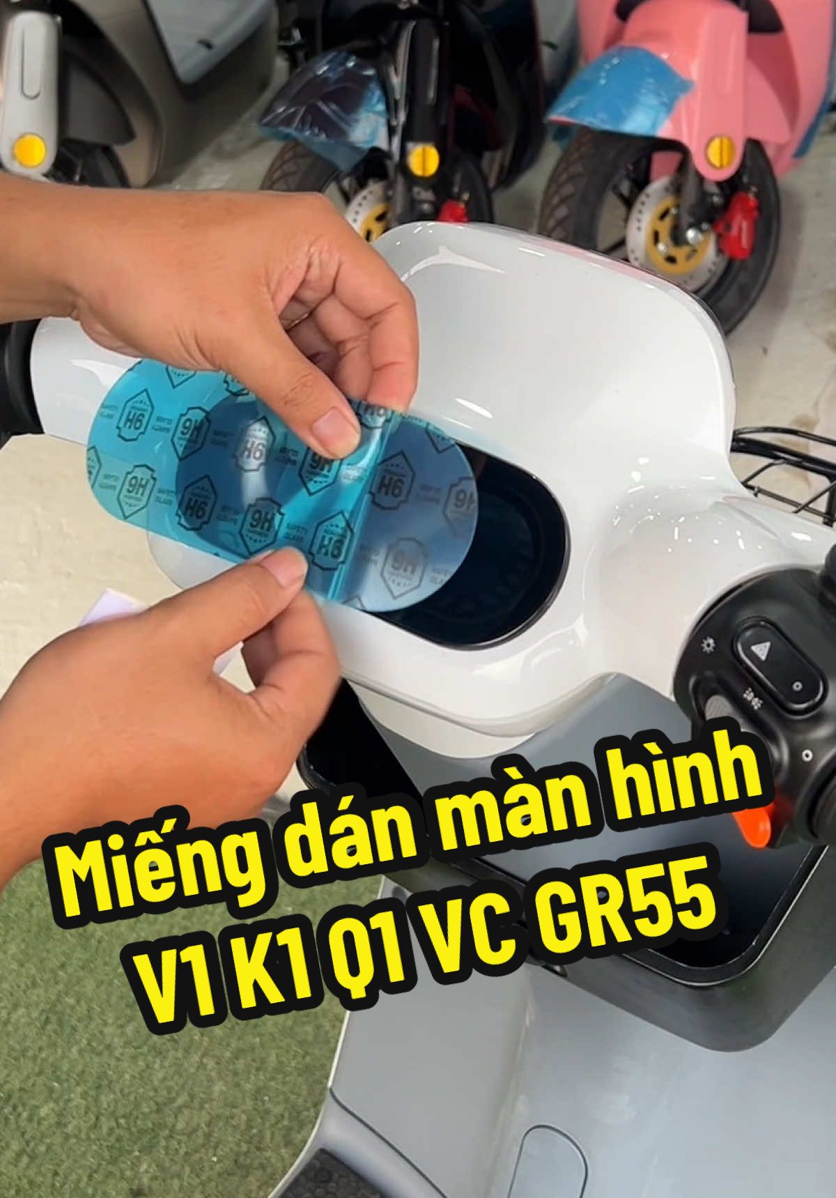 Miếng dán PPF màn hình mặt đồng hồ xe điện V1 K1 VC GR55 Q1 V1-Plus #xedienv1 #xedienk1 #xedienvc #xediengr55 