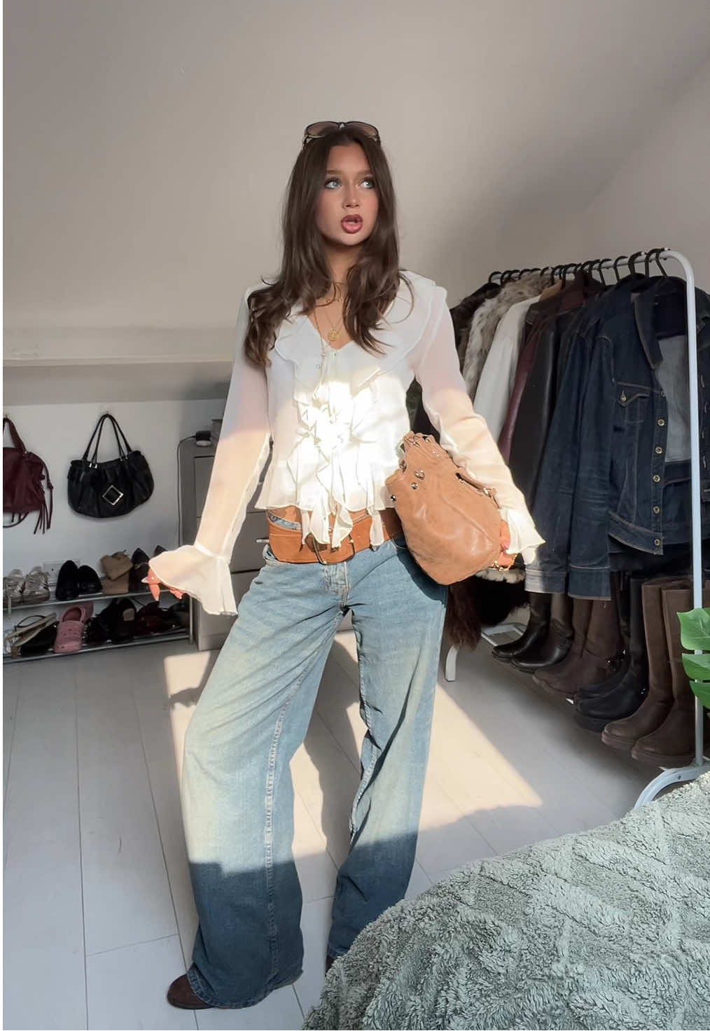 The penultimate internship fit check. Who else is sad 💔 #fashionintern #internshipoutfits #OOTD #myoutfit 