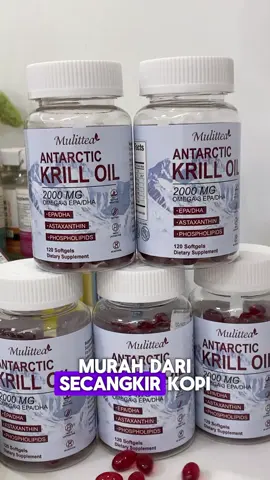 Antarctic Krill Oil 2000 MG   Omega-3 EPA/DHA#fyppppppppppppppppppppppp #minyakkrill #promoguncang88 #paydaysale #suplemen #skincare #wajibfyp 
