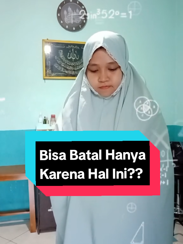 Simak dan pelajari 8 perkara yg menyebabkan shalat kita batal hanya di live kami Bedaie! 