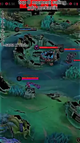 top 8 saling adu mekanik ☠️#MLBB #MLBBMysticMeow 