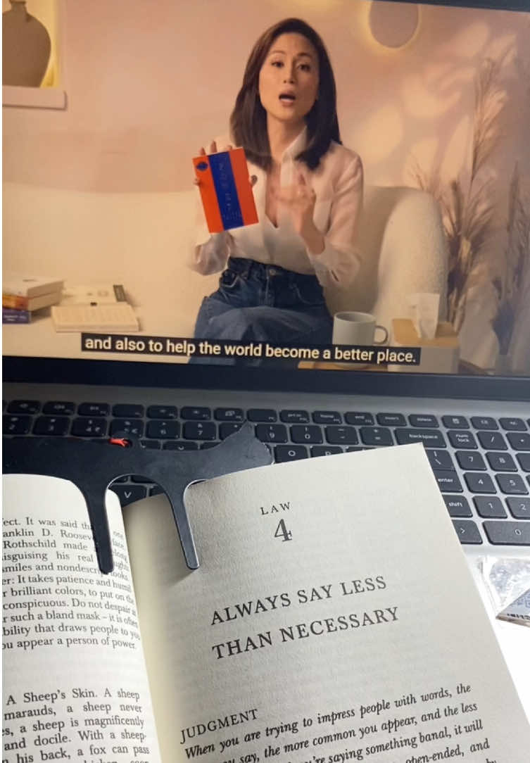 Be soft. Think smart. Move in silence.  📖 Currently obsessed with 48 Laws of Power #fyppppppppppppppppppppppp #contentcreator #viralvideo #48lawsofpower #tonigonzaga #tiktokaffiliate #smalltiktok #tiktok 