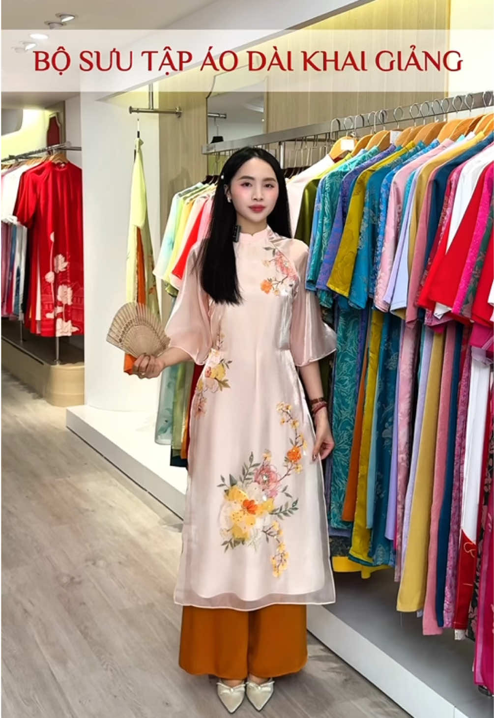 Áo dài Thanh Cát - BST chào khai giảng #aodai #giaovien #congchuc #econice 