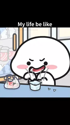 A little messy, but it’s my daily🤣🤣 #cartoon #animation #comedy #relatable #funny #cute #daily #quby #乖巧宝宝 