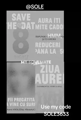 Ati auzit? Se intampla ceva pe 8 august pe @SOLE ! Este ziua lui Aura! Eu i-am transmis salutari si urari. Voi ati facut acest lucru? Mai aveti timp sa il faceti. Eu mi-am primit cadoul. Daca vreti si voi, intrati si transmiteti-i 