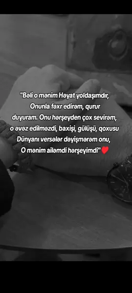 Sən mənim ailəm, Hərşeyimsən♥️🫂#sənicoxsevirəm❤️🔐 #herbiçim #heyatyoldasi #leytinant #leytinant 