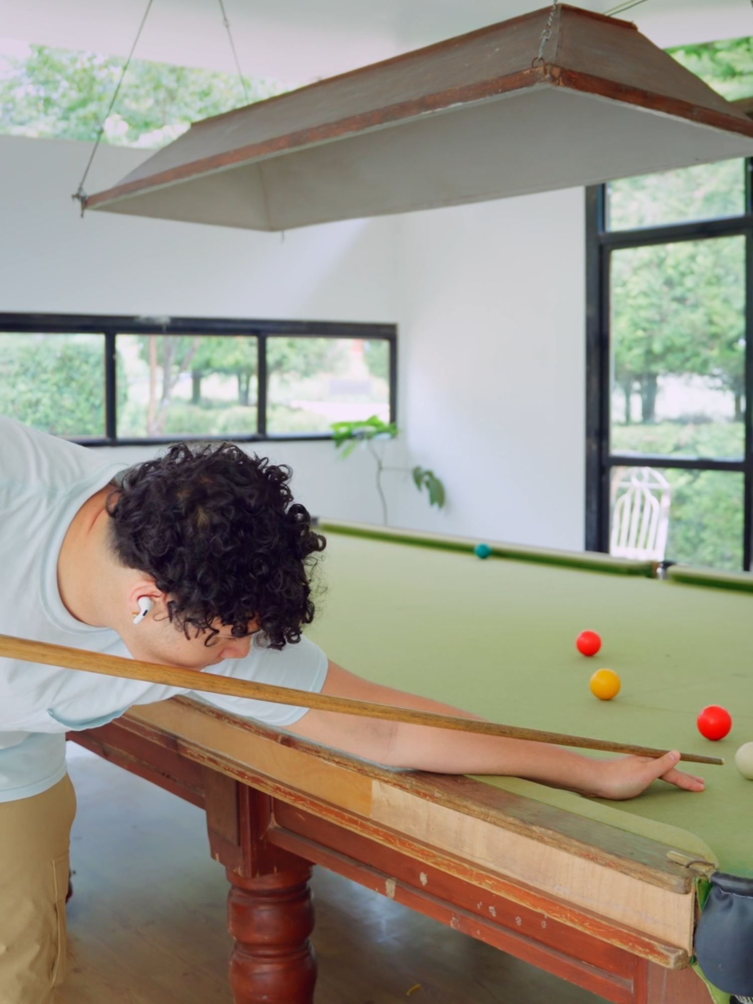 Step up, aim high, and experience the thrill at OM Adhyay Retreat Resort! 🎯✨ Ready to play? 🎱✨ #SnookerVibes #omadhyayretreat #LetTheFunBegin #RelaxAndPlay #GameTime #SnookerFans #UnwindMode  #RetreatVibe #relaxandenjoy #funactivities