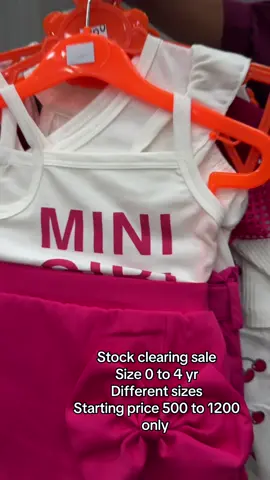 🎉 Stock Clearing Sale 🎉 👶 Size: 0 to 4 years 💸 Price: Starting from Rs. 500 to 1200 📍 Location: NBTC Mall, Store No. 2046 📦 All over Nepal delivery available! 🎁 रक्षाबन्धनको लागि Perfect Gift खोज्दै हुनुहुन्छ? क्युट र स्टाइलिश बेबी ड्रेसेस अब सस्तोमा! Limited stock – हत्तार गर्नुहोस् 💥 📩 DM to order now!