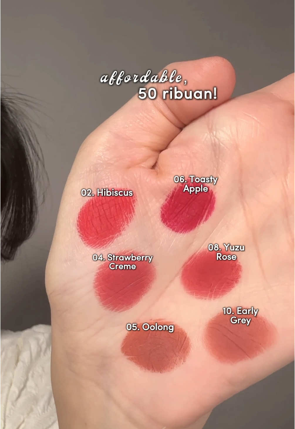 Matte lipstick lokal, legend, warnanya cantik-cantik!  La Tulipe True Matte Lipstick  #mattelipstick #latulipe #lipswatches #mattelips #transferproof 