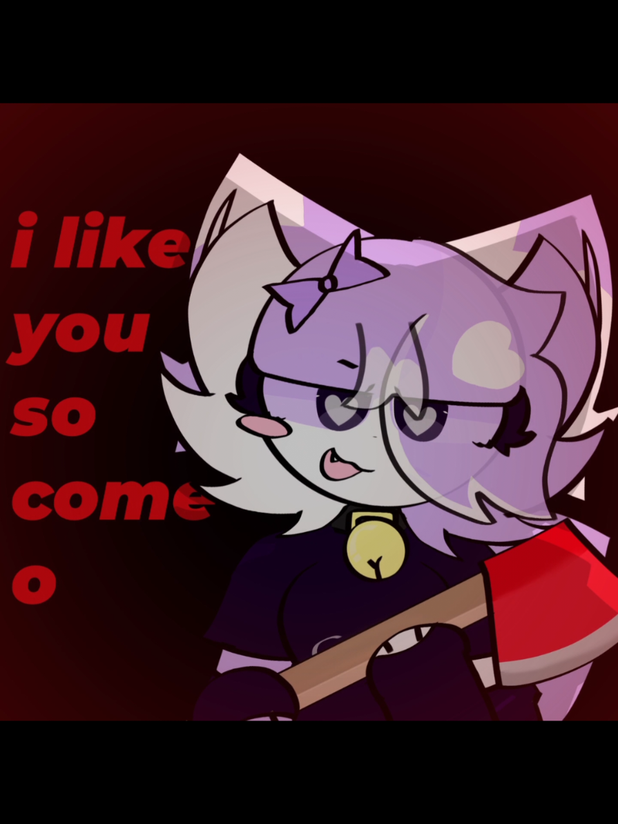 i like you so come over right now!! [ animation meme ] 🤯 #nori_kitty #memes #oc #animation 
