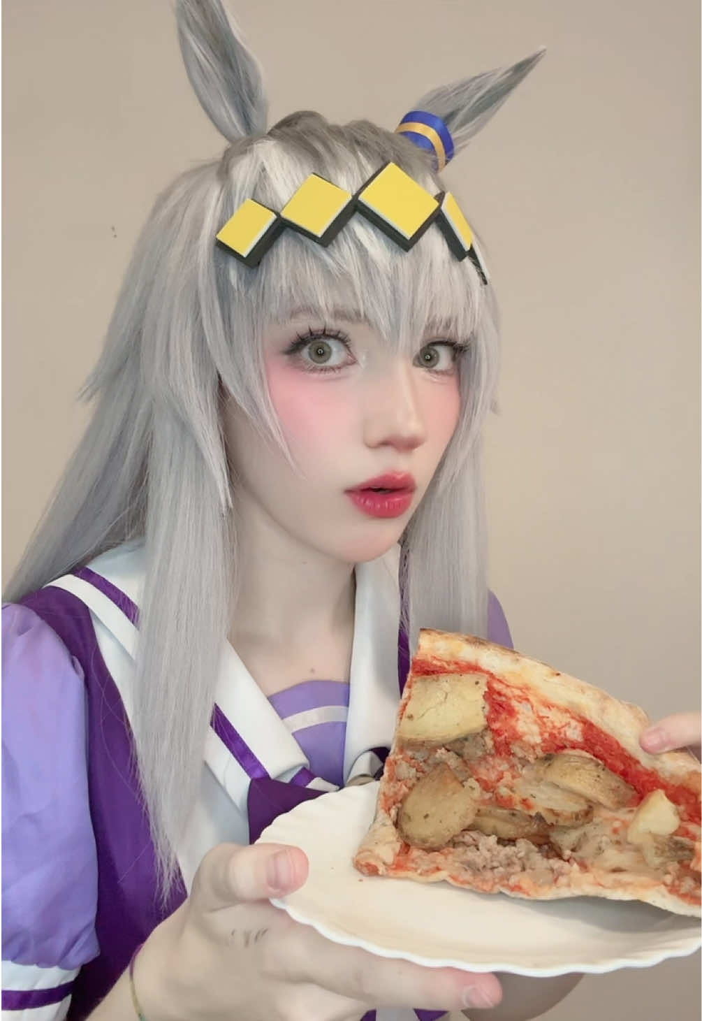 Gnam! #oguricap #oguricapcosplay #umamusume #umamusumeprettyderby #umamusumecosplay #umamusumecinderellagray #cosplay #fyp #foryoupage #viral 