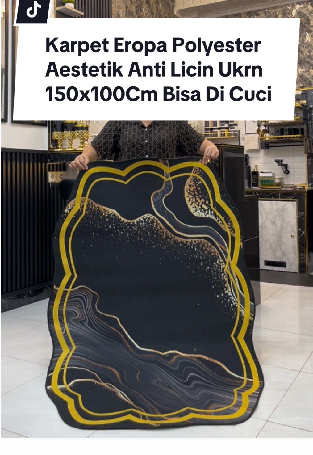 Karpet Eropa Polyester Aestetik Anti Licin Ukuran 150x100cm Lembut Dan Nyaman #karpetlantai #karpet #karpetpolyester #karpetmurah #karpetaesthetic #karpetviral #karpeteropa 