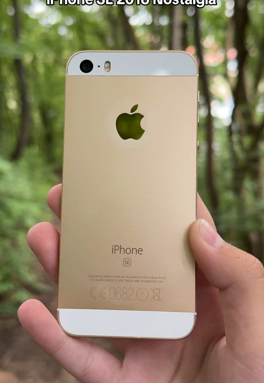 iPhone SE (2016) in gold — the classic shape, the speed, the sparkle ✨ #iphone #iphones #oldiphone #iphonese #apple #appleiphone #appleiphonese #ios #ios13 #ui #phone #phones #oldphone #oldphones #phonetok #phonecollector #smartphone #smartphones #oldsmartphone #mobile #mobilephone #collector #Tech #oldtech #techcollector #techtok #techtoker #technostalgia #techcollector #nostalgia #nostalgic #nostalgiacore #2016 #2010 #2010s #2010snostalgia
