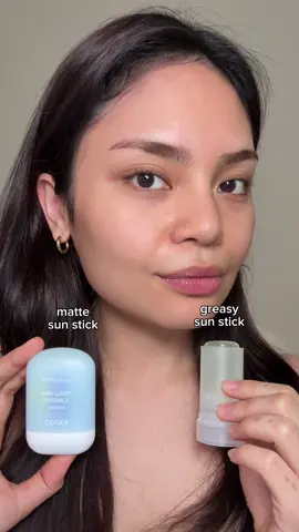 Why would I tolerate another greasy, heavy, sticky sun stick when this one from @COSRX Official exists?! 😍Their Airy-Light Invisible sun stick is everything we oily, acne-prone girlies need in a sunscreen - it’s weightless, no white cast, matte, pore blurring, and sweat resistant!  #COSRX #COSRXDermSkincare #CloudSkinSunStick #OilPaperSunStick #PoreBlurFinish #NoWhiteCast #KoreanSunscreen #sunscreen #sunscreenreview 