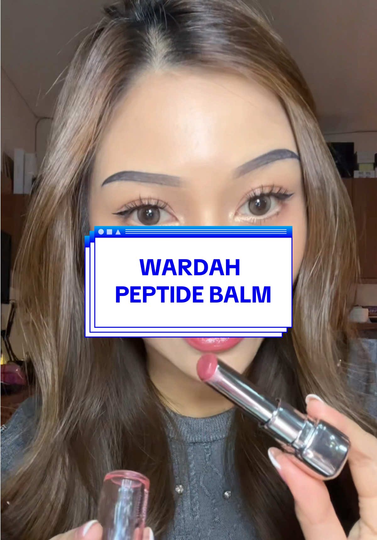Teksturnya nyaman bgt bgt bgt di bibir!💯 ringan polll buat dipake daily😩🫰🏻#peptidebalm #Wardah #WardahBeauty #wardahglossicle #makeup #GOATxWardah	