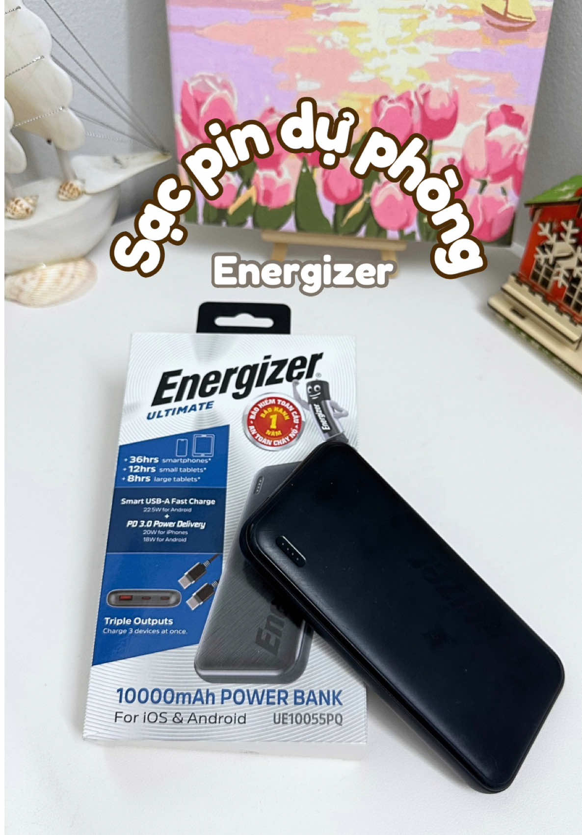Một em sạc dự phòng lúc nào cũng nên có trong túi nè mí bác #daodaoreview #xaykenhtiktok #sacduphong #fyp #xuhuong #review #energizer 
