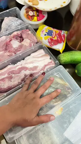 150.00 pesos lang meron ka nang 5pcs ref storage box ..  #refrigerator #storage #box #organizer #fyp 