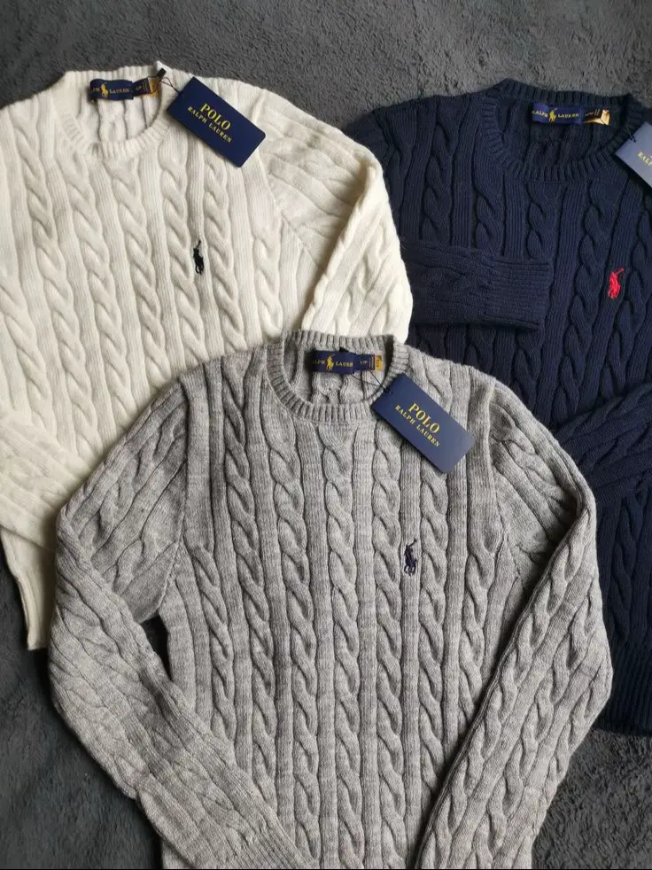 #ralphlauren #polo #cableknitsweater #fullsleve #roundneck 