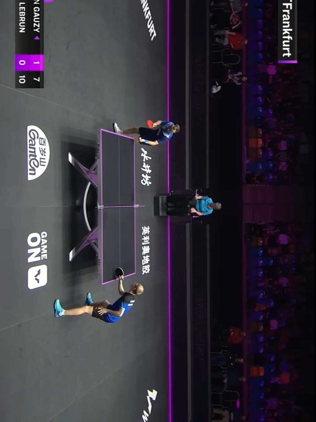 Insane ball exchange from Felix and Gauzy in the WTT Frankfurt R32 #worldtabletennis #tabletennis #starcontender #stars #worldclass #international #FelixLebrun #simongauzy