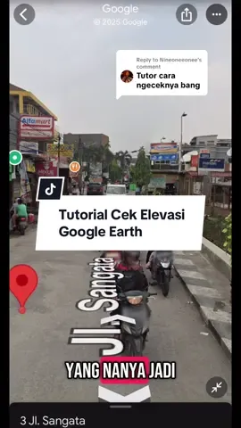 Replying to @Nineoneeonee Ini ya temen temen untuk tutorial cek elevasi tanah di Google Earth Pro.  Data source dari sini memang bukan yang 100% akurat terhadap kondisi aktual untuk bisa dijadikan acuan dalam hal perencanaan proyek, biasanya hanya dijadikan data sekunder sebagai komparasi terhadap hasil survey langsung. Tapi bagi orang awam untuk visualisasi/gambaran iseng iseng aja buat cek lokasi nyari rumah menurut saya cukup membantu terutama kalo tidak bisa survey di tempat. At least kita bisa menghindari area area yang kurang bagus untuk memilih hunian😊🙌🏻 #civilengineering #tutorial #rumahidaman #banjir #googleearth 