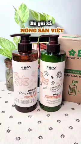 Bộ gội xả tóc Nông Sản Việt @BFO VIỆT NAM #BFO #DAUGOINONGSANVIET #tuhaohangviet #daugoixa #combogoixa #daugoithiennhien 