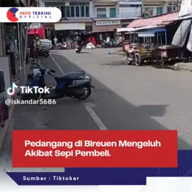 Bireuen. Sungguh menyedihkan kondisi ekonomi masyarakat kab Bireuen saat yang sangat memprihatinkan ini disebakan keterlambatan pencairan dana pemerintah baik yang bersumber dari APBK maupun dana desa. Iskandar meminta Bupati Bireuen untuk segara mengambil sikap terkait kondisi ekonomi masyarakat bireuen yang begitu sulit, ditambah lagi dengan harga bahan pokok yang melonjat naik seperti beras dan lainya.  ini disebabkan keterlambatan pencairan dana  pemerintah dapat menghambat perputaran ekonomi, sehingga daya beli masyarakat menurun total. #acehviral #fpyシシ #infoterkiniofficial #bireuen 