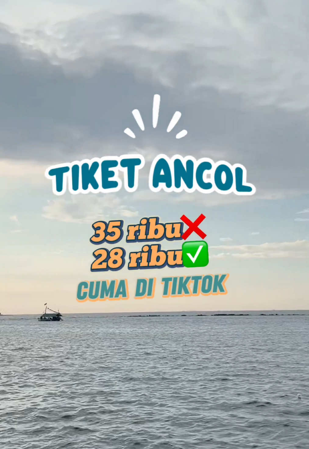 Tiket konser kamu gak termasuk Tiket Ancol⁉️ Gausah khawatir! Sekarang bisa beli tiket masuk bahkan tiket parkir Ancol di TikTok lho😋 Cukup klik tag lokasinya✨ #tamanimpianjayaancol #tiketancol #promoancol #jelajahwiken #winkofwinner  #promomakanmerdeka #thesoundsproject #konser 