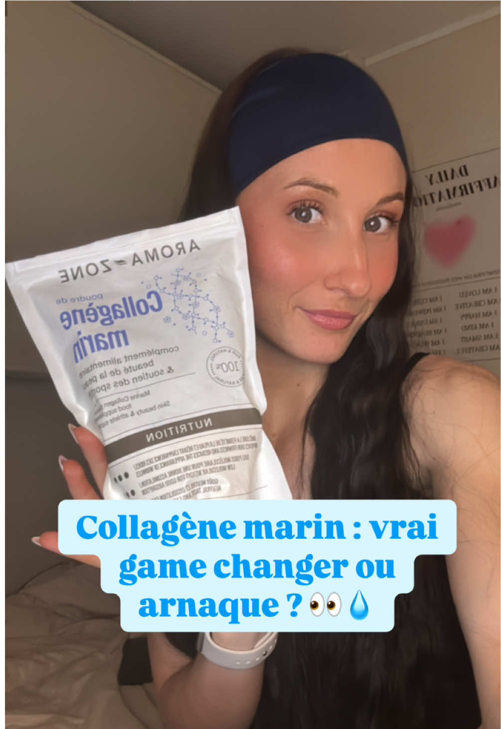 Collagène = glow, fermeté, anti-âge ✨ Je te montre pourquoi j’en prends tous les jours ! 💞 @Aromazone_officiel  #collagene #beautyfromwithin #skincareglow #routinepeau #foryou #viral 