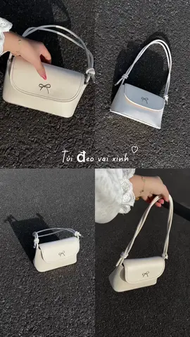 Túi xách nữ họa tiết hình nơ #viral #xuhuong #thoitrangnu #tuicamtay #tuixachnu #tuixinh #reviewtuixach #tuideovai 