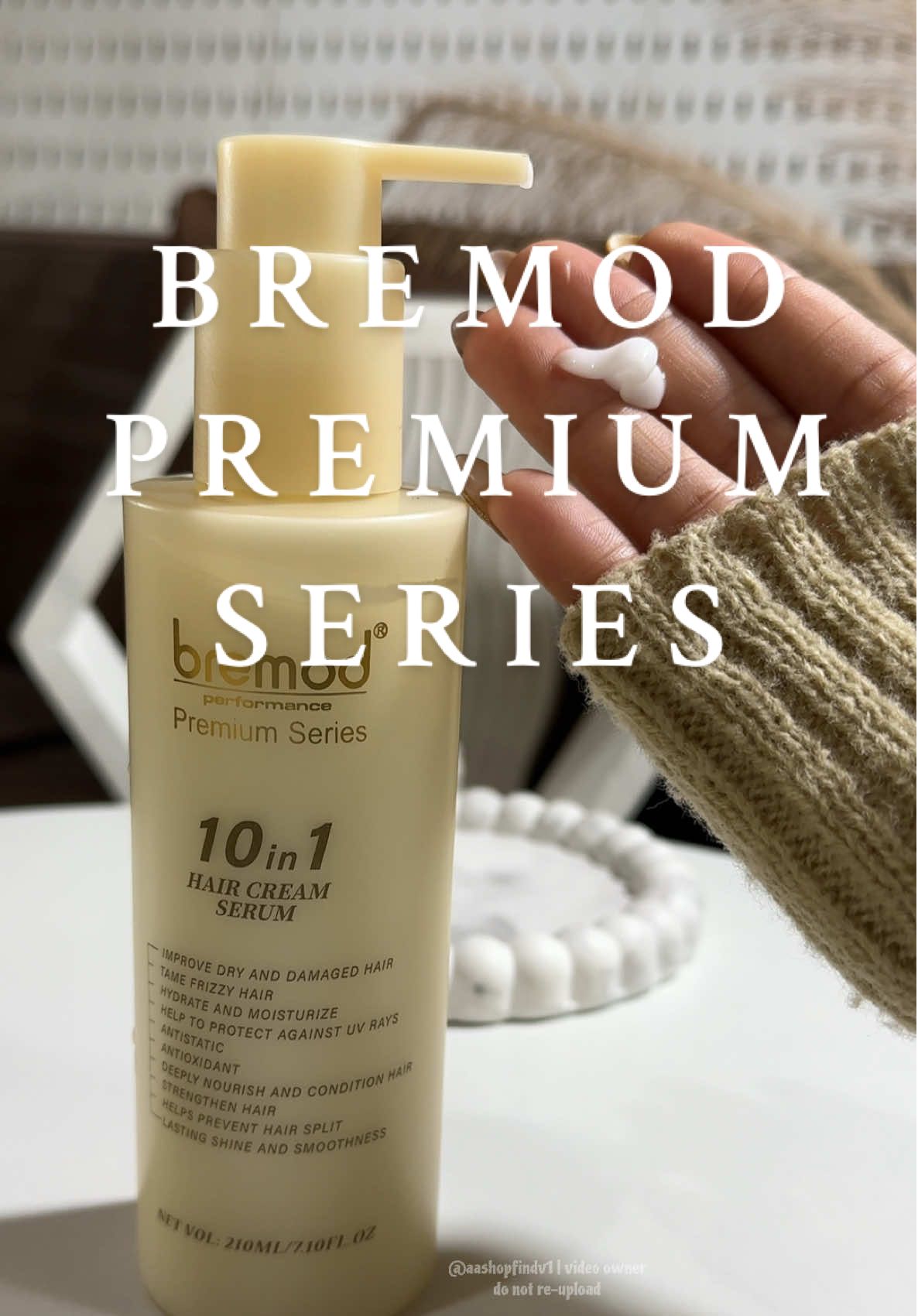 Ang bango at sobrang smooth sa buhok nitong bremod serum! #bremodpremiumph #bremod #bremodserum #hairserum 