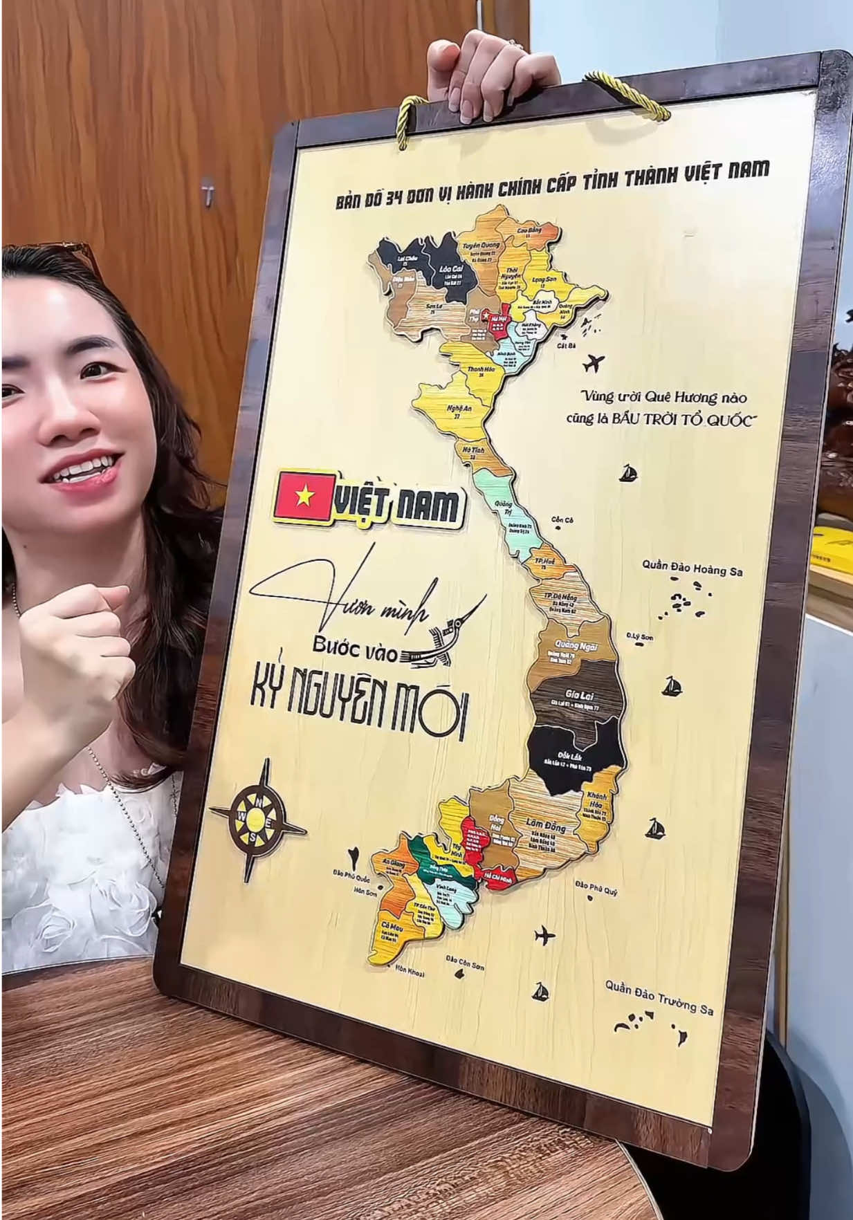 Bản đồ 34 tỉnh thành Việt Nam #xuhuong #bando34tinh #bandovietnam #huyenhomhinh365 