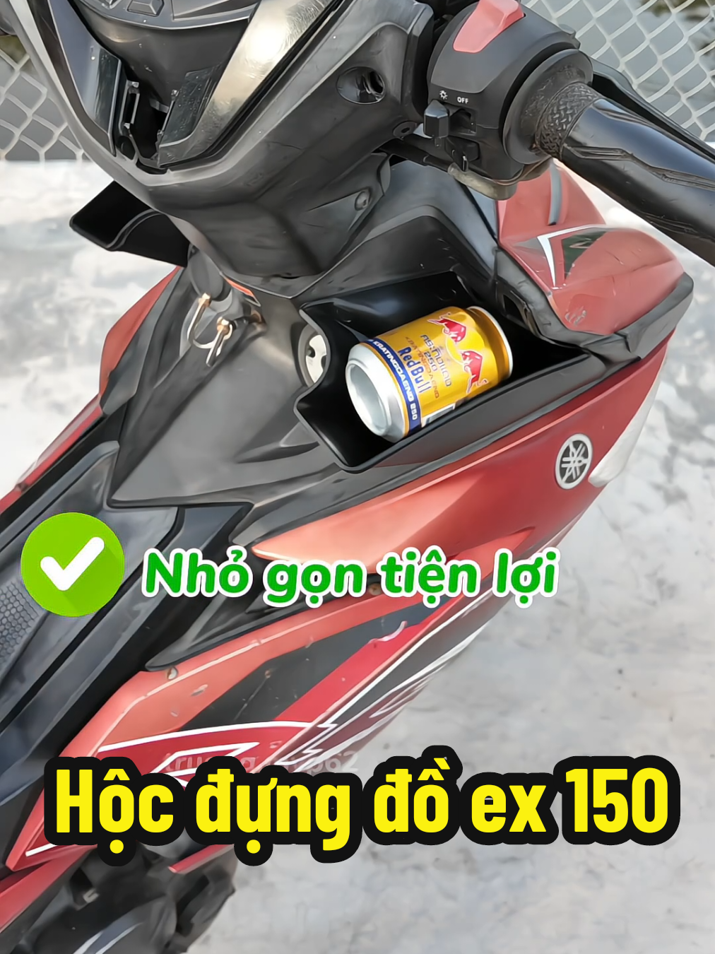 Hộc đựng đồ mini cho xe máy, xe điện , tiện lợi nhỏ gọn #rodungdoexiter150 #rodungdo #giodungdo #roxemay  #hocdungdo #phukienxemay #truongmvp62 @Trường MVP 