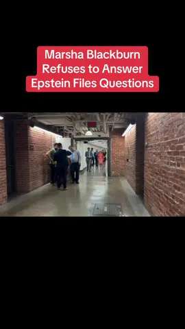 Senator Marsha Blackburn is now running for governor. Here is footage of Blackburn refusing to answer Epstein files questions from pro-Trump White House new media reporter Corrine Cliford. Instead, Cliford notes Blackburn’s staffer repeatedly pushes her and blocks her path. #marshablackburn #epsteinfiles #maga 